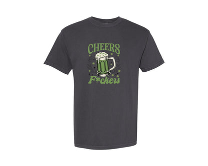 brand:Comfort Colors|color:Graphite|St Patricks Day Cocktail Club Graphic T-Shirt