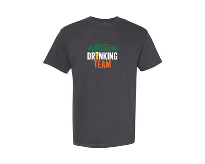 brand:Comfort Colors|color:Graphite|Irish Drinking Team Graphic T-Shirt
