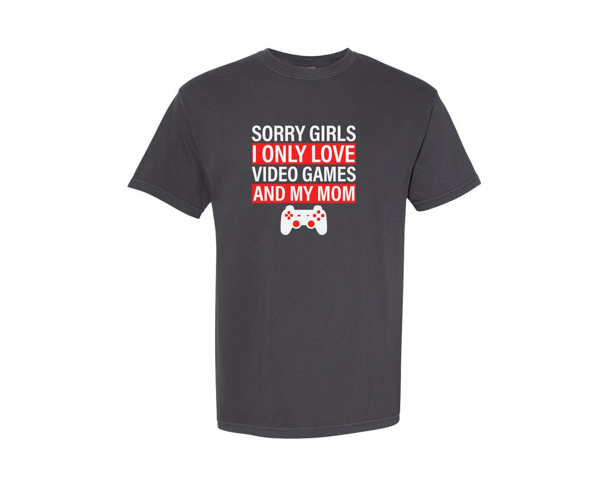 brand:Comfort Colors|color:Graphite|Boys Valentines Day Design For Kids Graphic T-Shirt