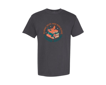 brand:Comfort Colors|color:Graphite|Book Lover 14 Graphic T-Shirt