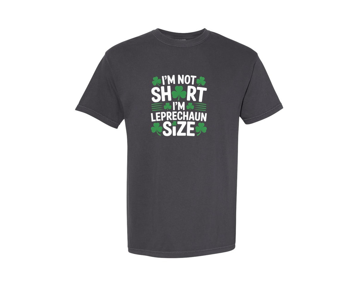 brand:Comfort Colors|color:Graphite|Cute Irish Shamrock Humor Shirt Graphic T-Shirt