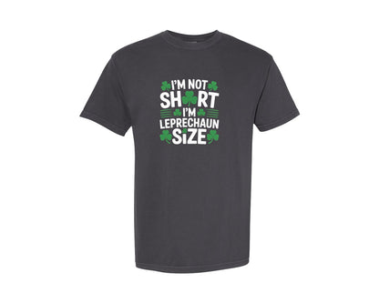 brand:Comfort Colors|color:Graphite|Cute Irish Shamrock Humor Shirt Graphic T-Shirt