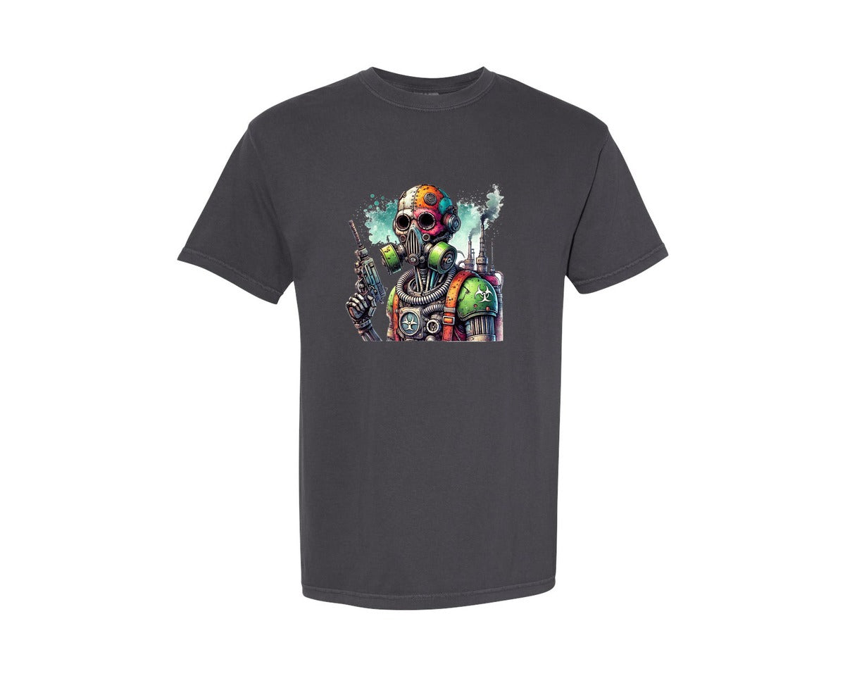 brand:Comfort Colors|color:Graphite|Robot Sublimationsticker Graphic T-Shirt