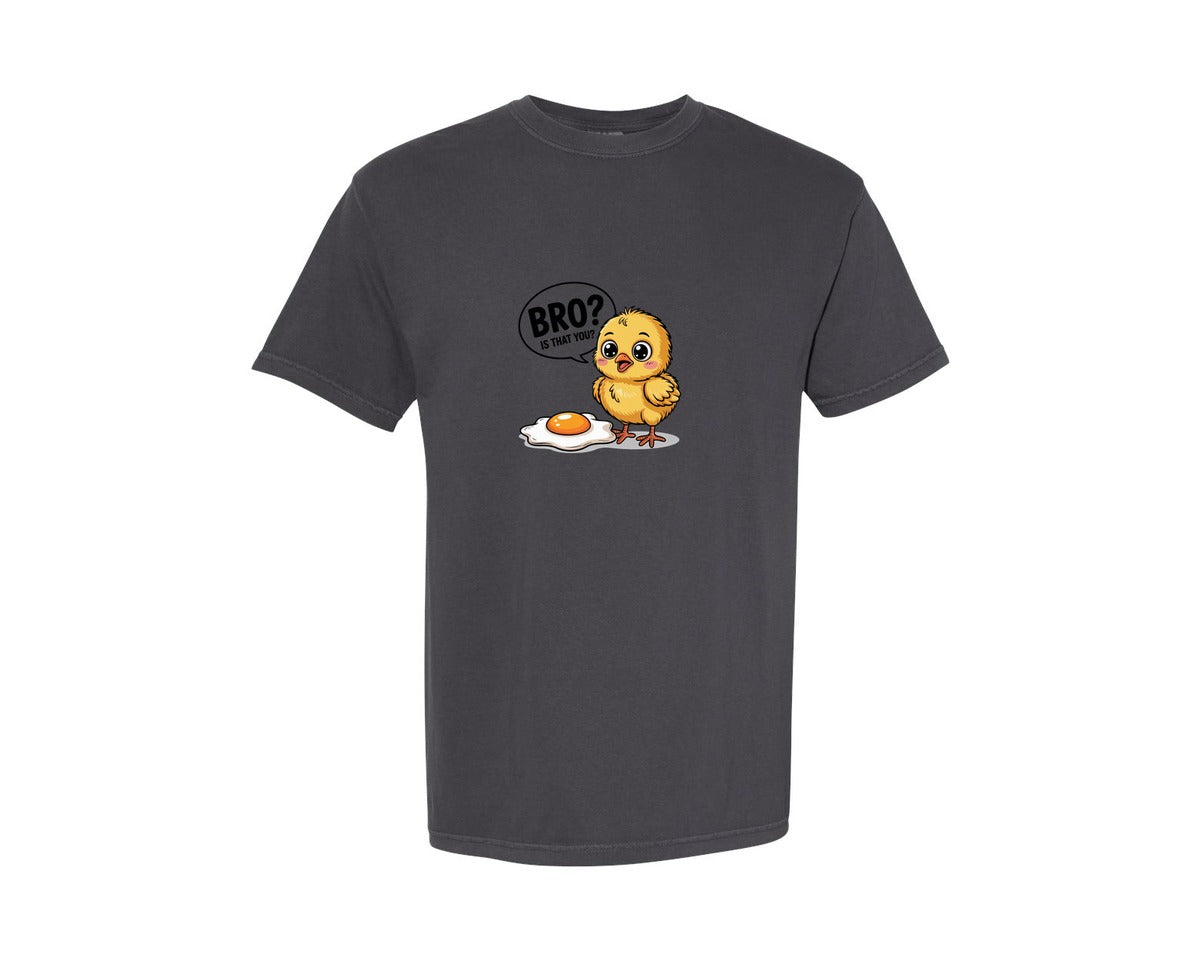 brand:Comfort Colors|color:Graphite|Funny Chick Bro Is That You Graphic T-Shirt