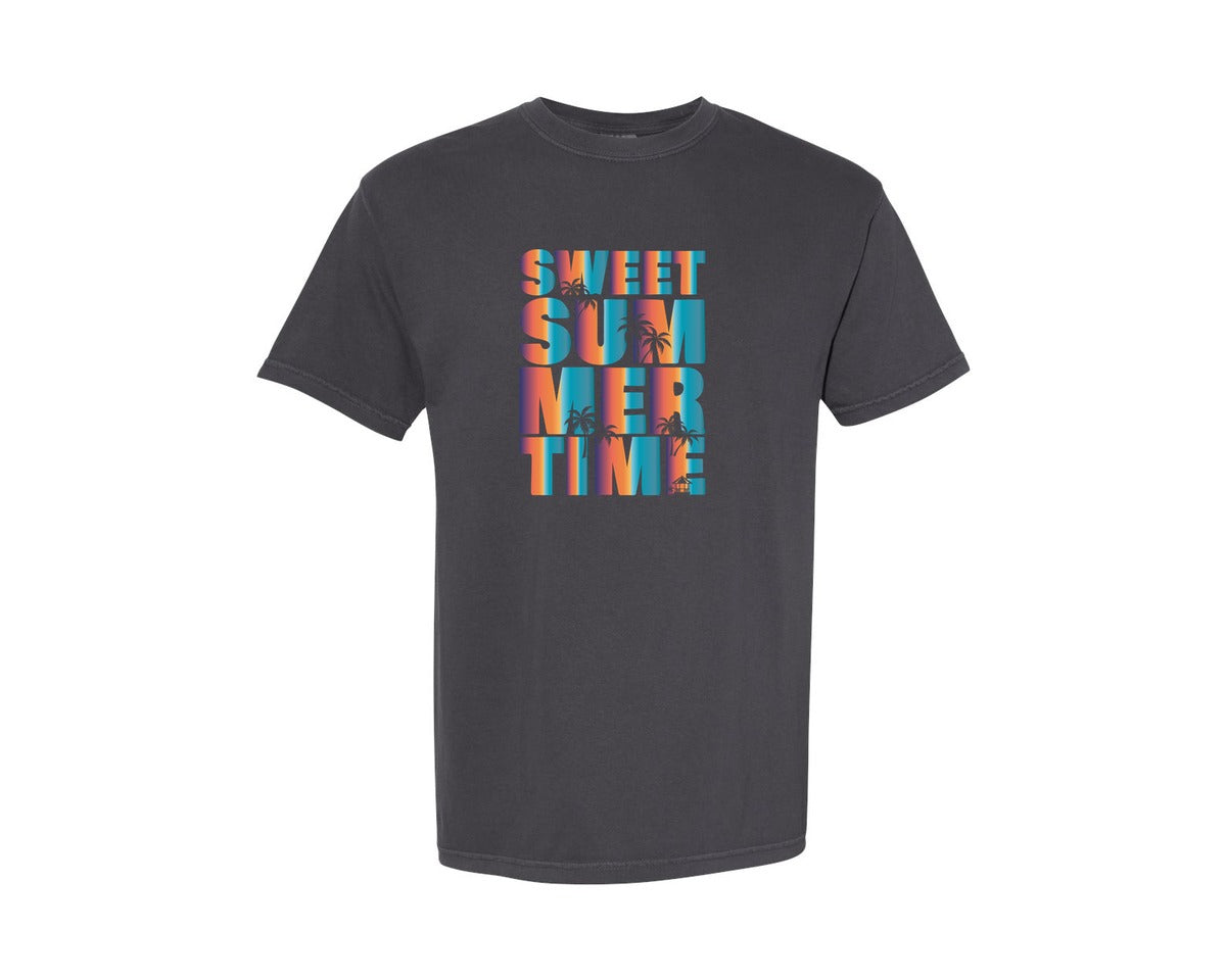brand:Comfort Colors|color:Graphite|Sweet Summer Time Graphic T-Shirt