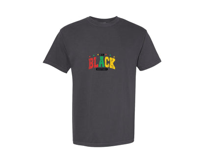 brand:Comfort Colors|color:Graphite|I Am Black History Svgpng Graphic T-Shirt