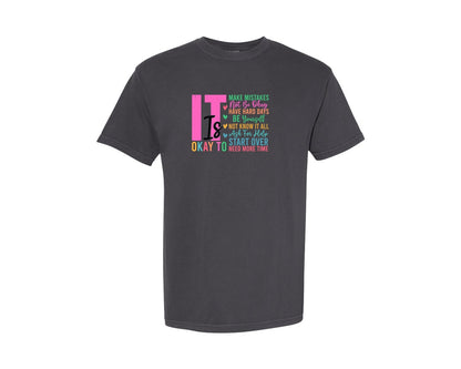 brand:Comfort Colors|color:Graphite|Mental Health Awareness Graphic T-Shirt