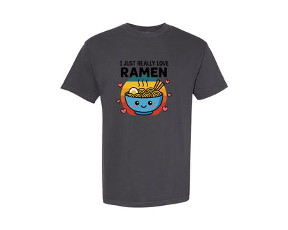 brand:Comfort Colors|color:Graphite|Ramen Lover Graphic T-Shirt