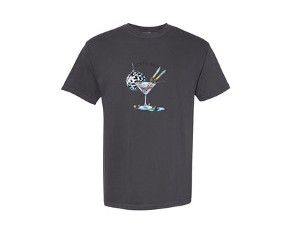 brand:Comfort Colors|color:Graphite|Apres Ski Club Winter Tennis C Graphic T-Shirt