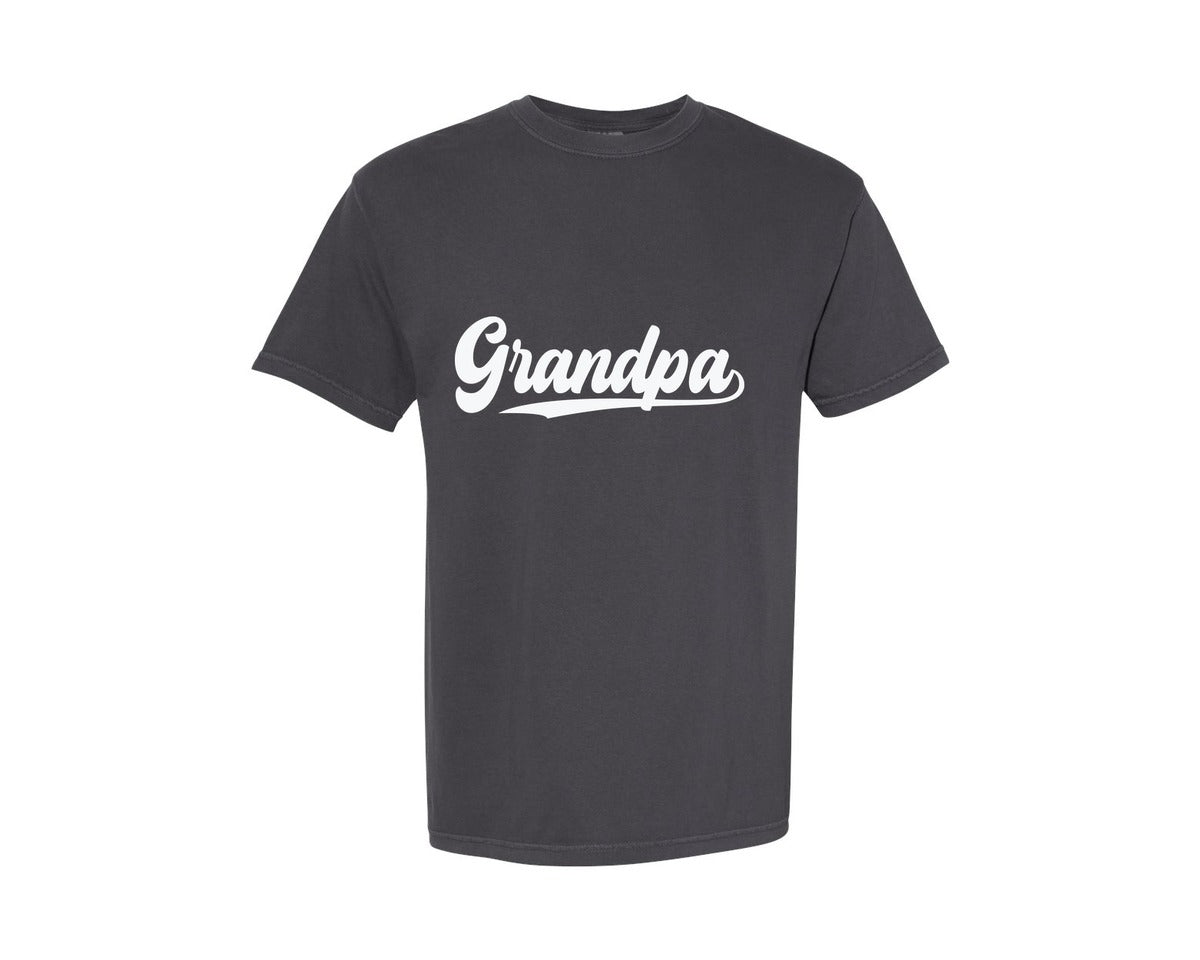 brand:Comfort Colors|color:Graphite|Grandpa Retro Grandma Design Graphic T-Shirt