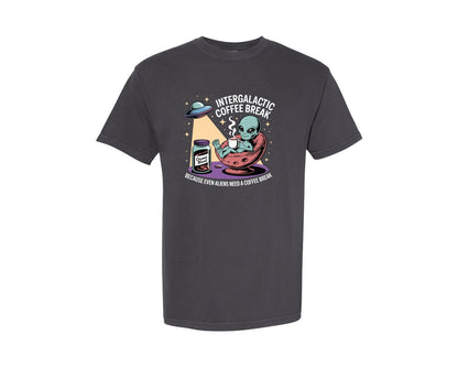 brand:Comfort Colors|color:Graphite|Coffee Lover 9 Graphic T-Shirt