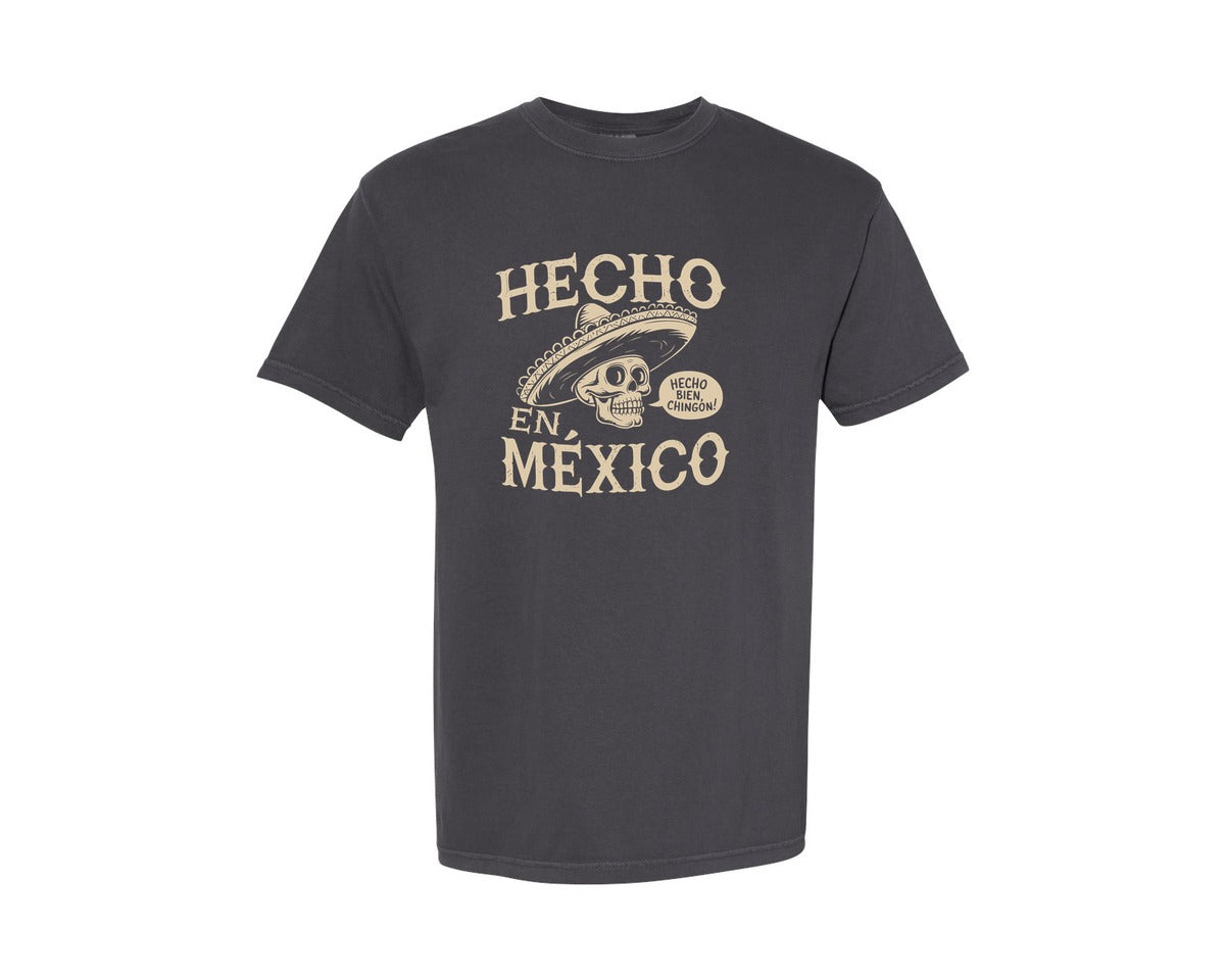 brand:Comfort Colors|color:Graphite|Hecho En Mexico Mexican Chicano Pride Graphic T-Shirt