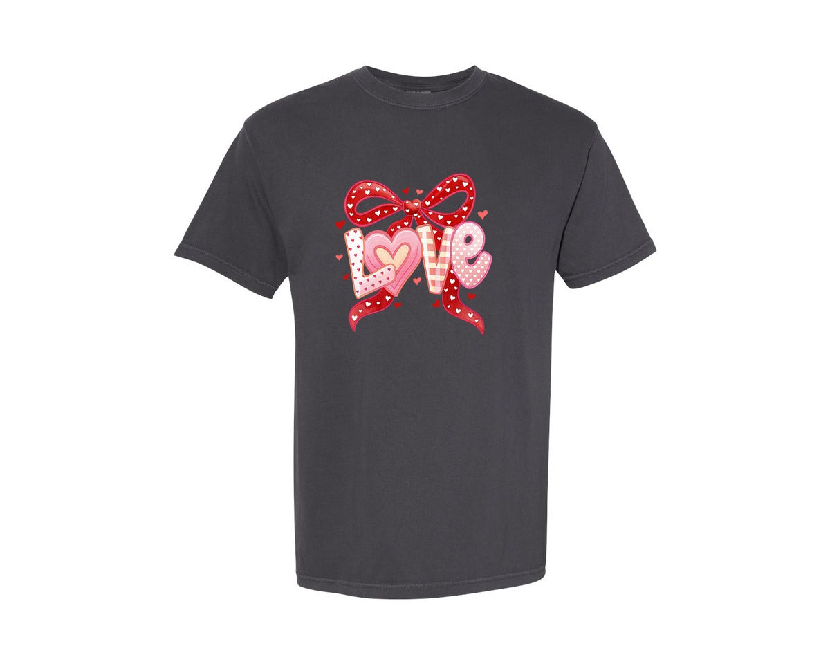 brand:Comfort Colors|color:Graphite|Valentines Day Love Valentine 7 Graphic T-Shirt