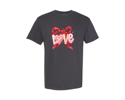 brand:Comfort Colors|color:Graphite|Valentines Day Love Valentine 7 Graphic T-Shirt