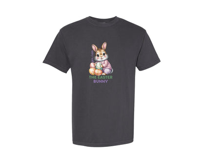 brand:Comfort Colors|color:Graphite|Yes I Am The Crazy Rabbit Graphic T-Shirt