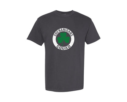 brand:Comfort Colors|color:Graphite|St Patricks Day Shenanigans Squad 2 Graphic T-Shirt