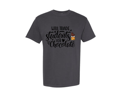 brand:Comfort Colors|color:Graphite|Valentines Day Teacher 11 Graphic T-Shirt