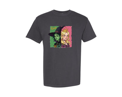 brand:Comfort Colors|color:Graphite|Good Or Wicked Witch Graphic T-Shirt