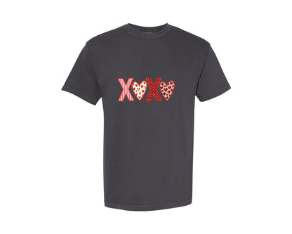 brand:Comfort Colors|color:Graphite|Xoxo 18 Graphic T-Shirt