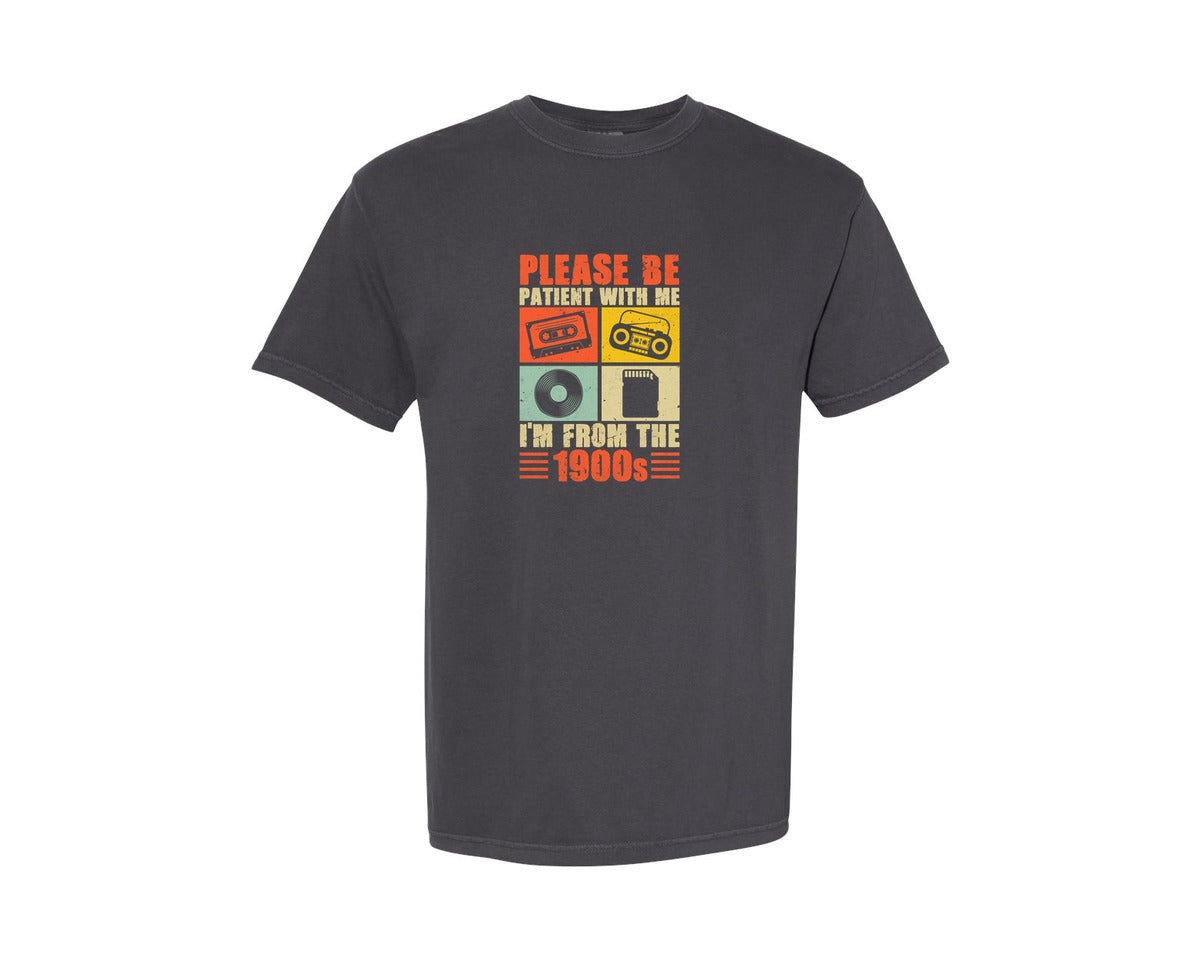 brand:Comfort Colors|color:Graphite|Please Be Patient With Me T Shirt Graphic T-Shirt