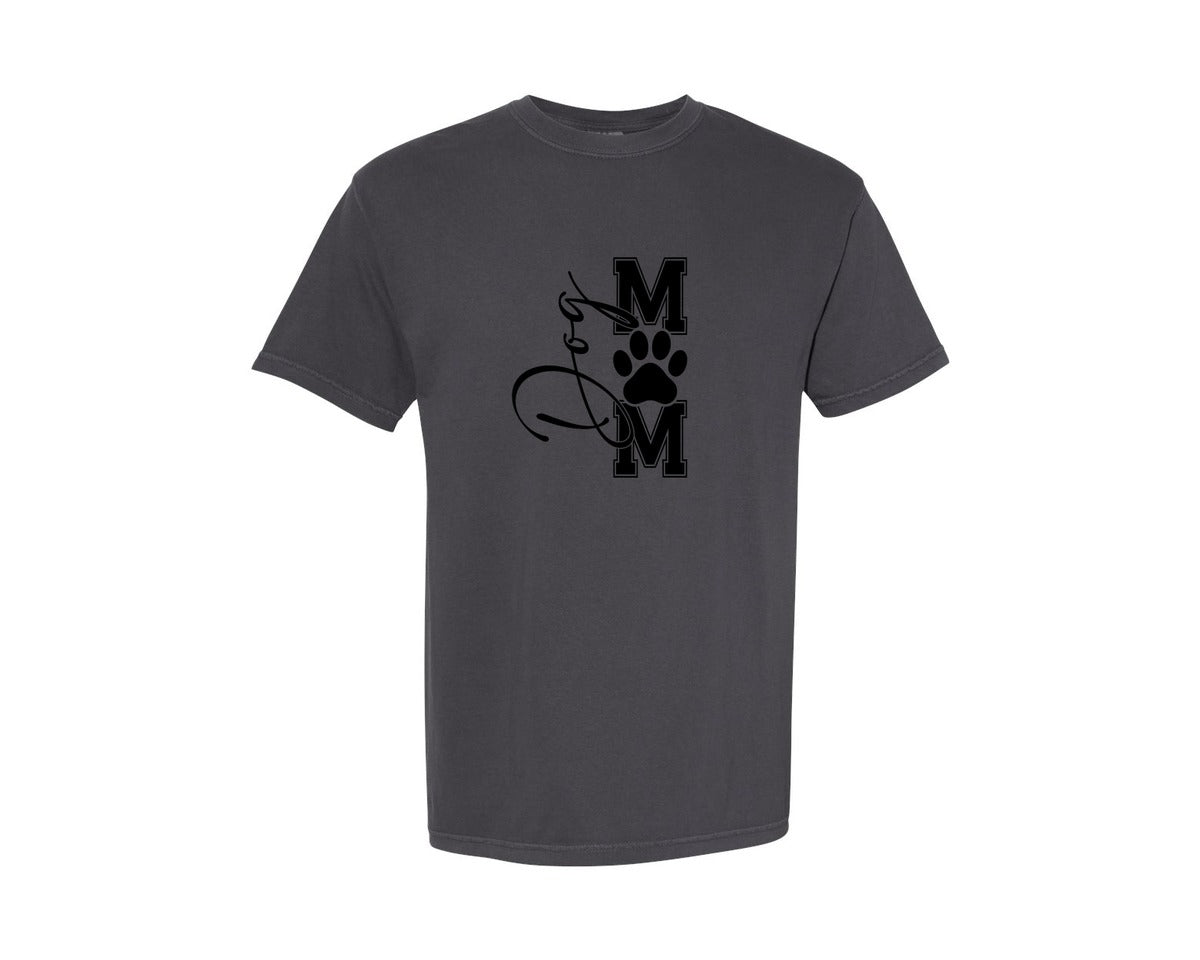brand:Comfort Colors|color:Graphite|Coquette Dog Mom Dog Lover Graphic T-Shirt