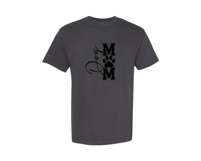 brand:Comfort Colors|color:Graphite|Coquette Dog Mom Dog Lover Graphic T-Shirt