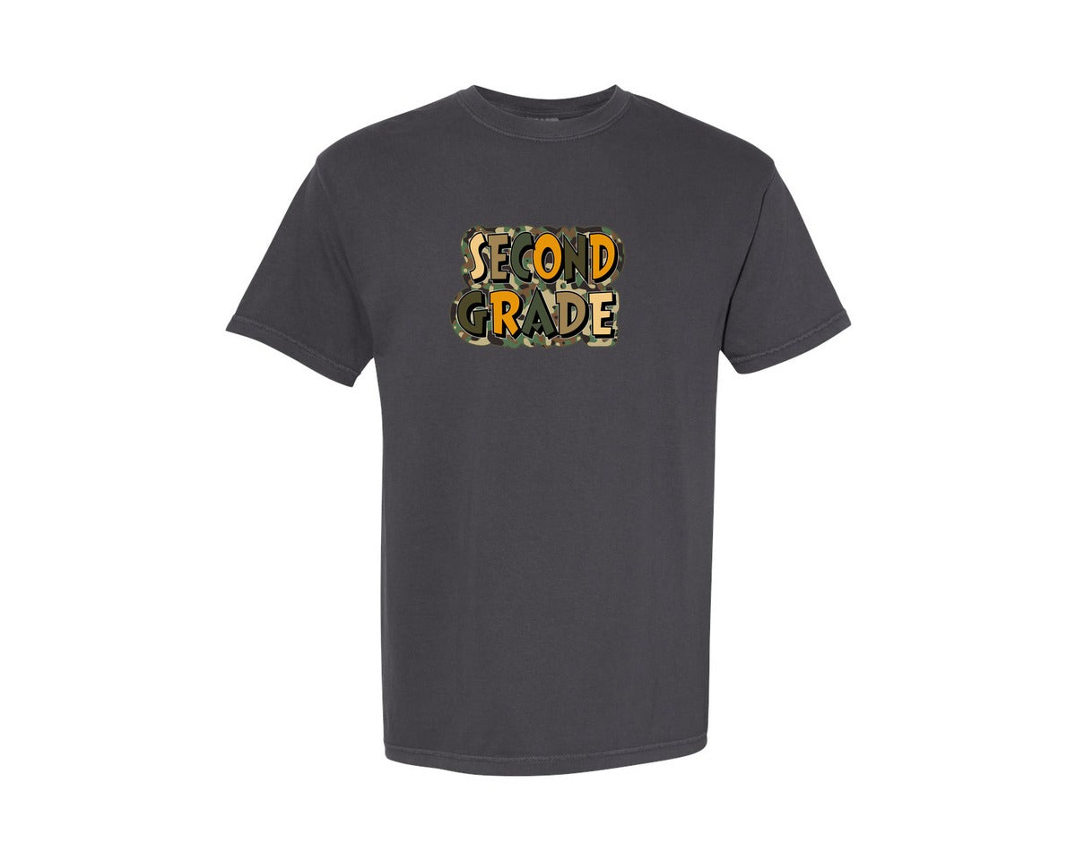 brand:Comfort Colors|color:Graphite|Back To School For Boys 2 Graphic T-Shirt