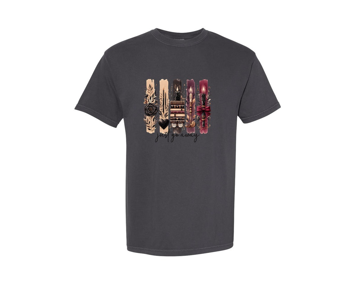 brand:Comfort Colors|color:Graphite|Bookish Book Lover Reading Booktok 2 Graphic T-Shirt