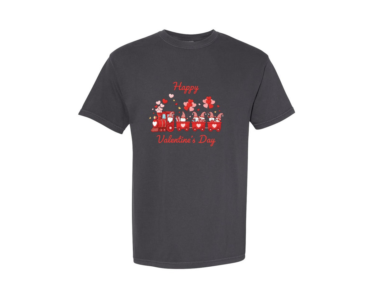 brand:Comfort Colors|color:Graphite|Happy Valentines Day Valentines 4 Graphic T-Shirt