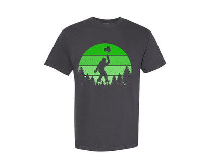 brand:Comfort Colors|color:Graphite|Bigfoot Sasquatch Irish T Shirt Graphic T-Shirt