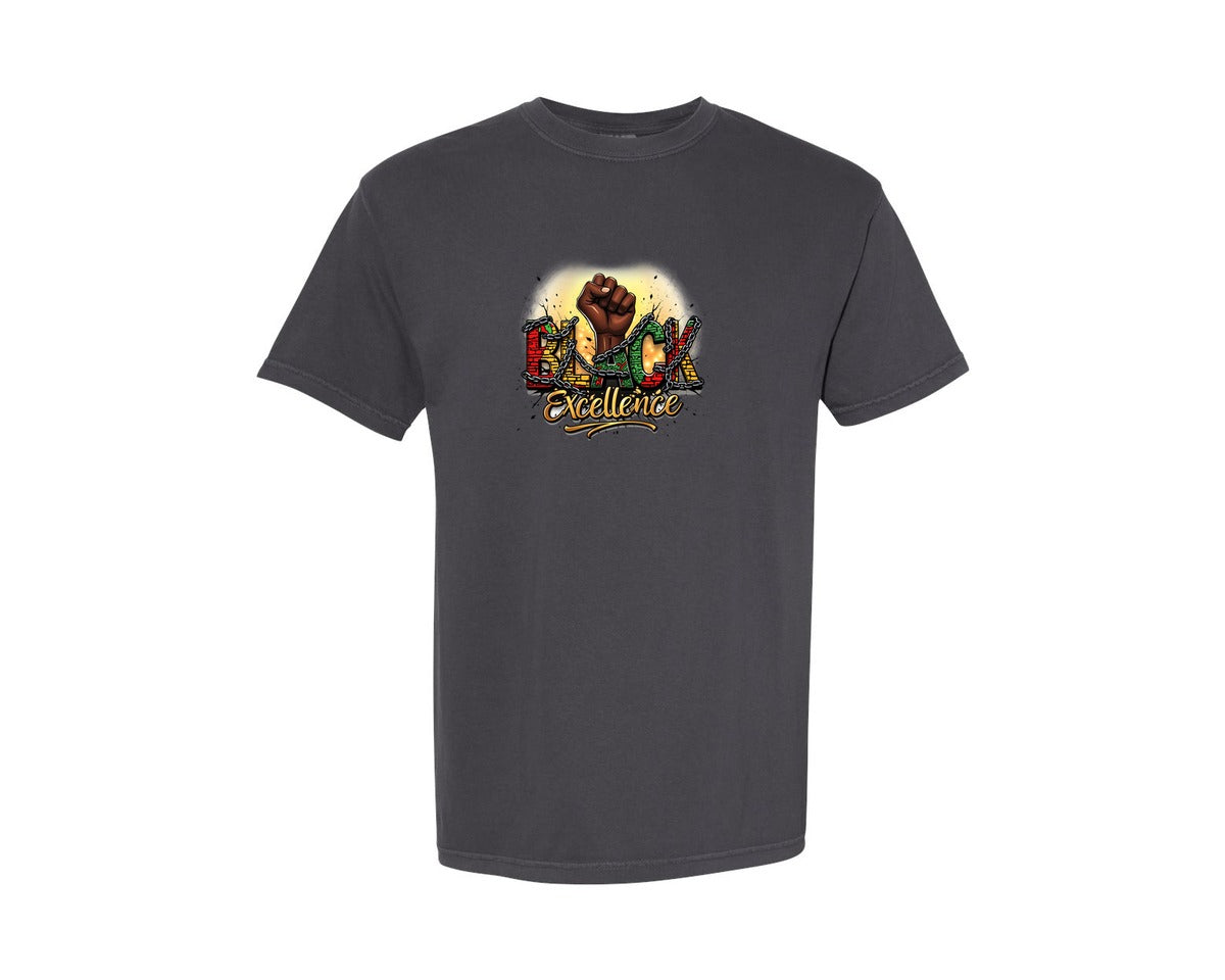 brand:Comfort Colors|color:Graphite|Black History Month Shirt Graphic T-Shirt