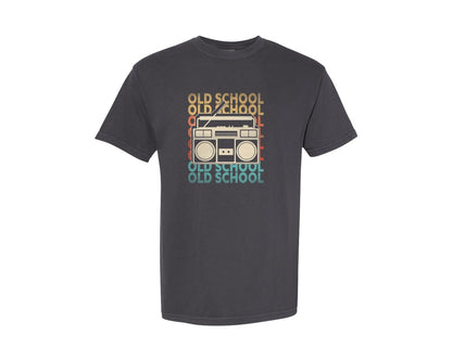 brand:Comfort Colors|color:Graphite|Retro 80S 90S Old School T Shirt Design Graphic T-Shirt