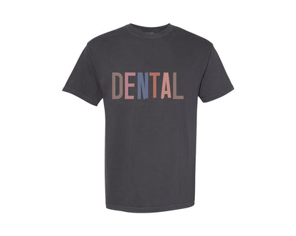 brand:Comfort Colors|color:Graphite|Dental Assistant Healthcare Graphic T-Shirt