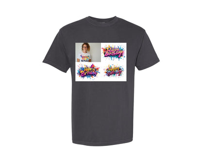brand:Comfort Colors|color:Graphite|Happy Birthday T Shirt Design 69 Graphic T-Shirt