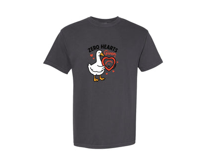 brand:Comfort Colors|color:Graphite|Retro Valentines Day Goose Anti Graphic T-Shirt
