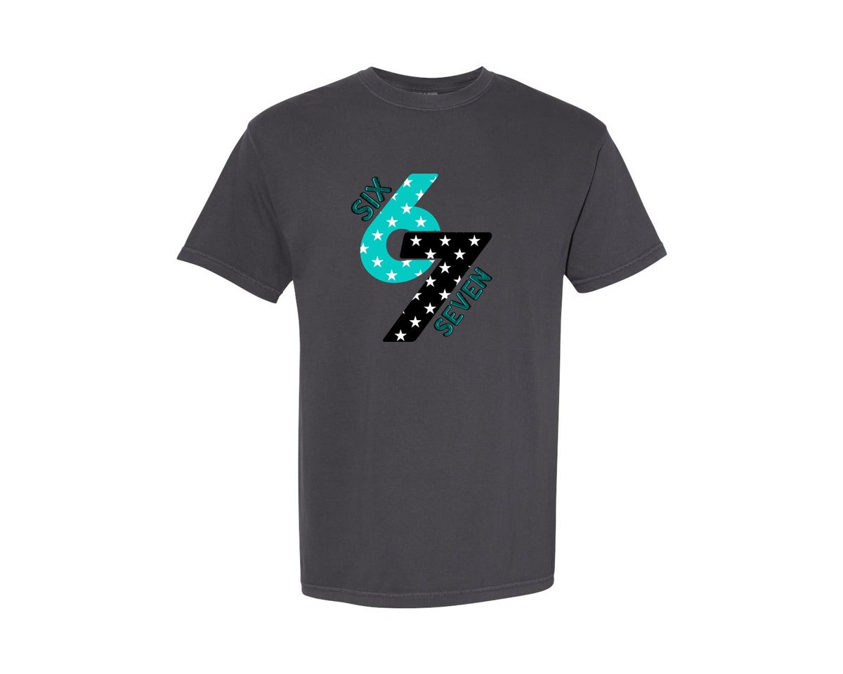 brand:Comfort Colors|color:Graphite|67 Six Seven Number 11 Graphic T-Shirt