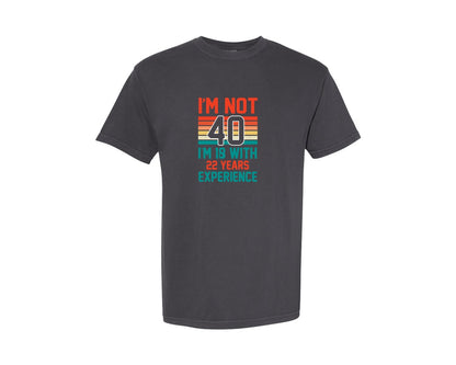 brand:Comfort Colors|color:Graphite|Funny Birthday T Shirts Vintage T Shirt Graphic T-Shirt