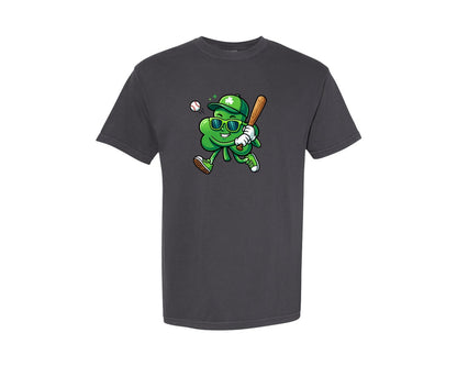 brand:Comfort Colors|color:Graphite|Shamrock Baseball St Patricks Graphic T-Shirt