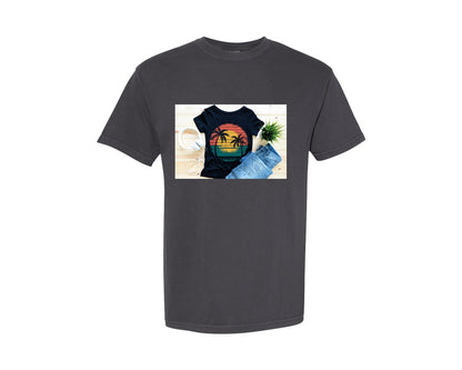 brand:Comfort Colors|color:Graphite|Summer T Shirt 34 Graphic T-Shirt