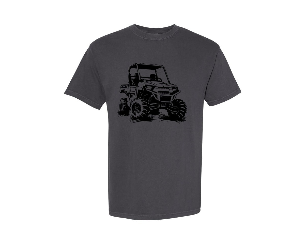 brand:Comfort Colors|color:Graphite|Atv Atv Riding Graphic T-Shirt