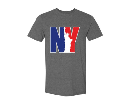 brand:Generic|color:Heather Dark Grey|New York 48 Graphic T-Shirt