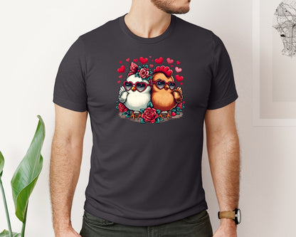 brand:Bella Canvas|color:Heather Dark Grey|Funny Valentine T Shirt Graphic T-Shirt