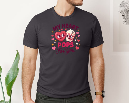 Retro My Heart Pops For You 3 Graphic T-Shirt