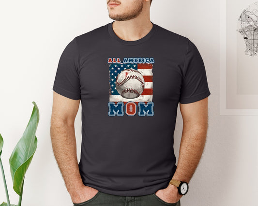 Baseball Mama 5 Graphic T-Shirt