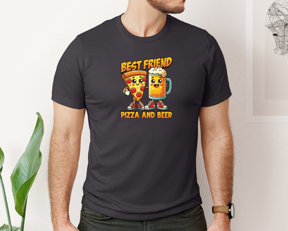 brand:Bella Canvas|color:Heather Dark Grey|Funny Beer Drinking T Shirt Design 7 Graphic T-Shirt