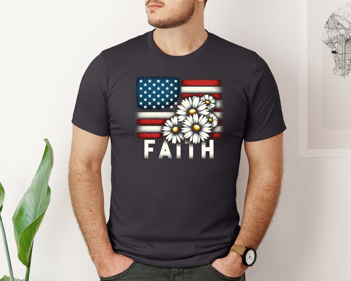 brand:Bella Canvas|color:Heather Dark Grey|Jesus God Lover Christian Jesus Graphic T-Shirt