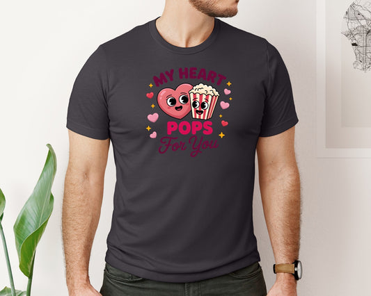Retro My Heart Pops For You Graphic T-Shirt