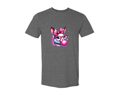 brand:Generic|color:Heather Dark Grey|Hipster Bunny T Shirt Design Graphic T-Shirt