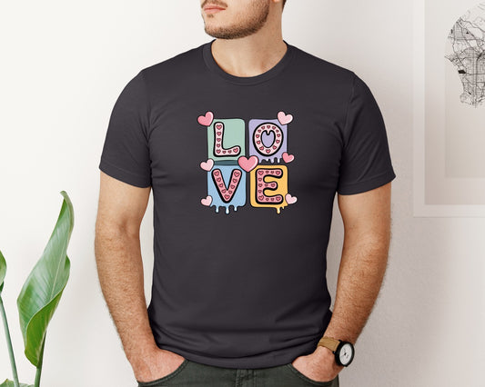 Xoxo Valentine Day Love Design Graphic T-Shirt