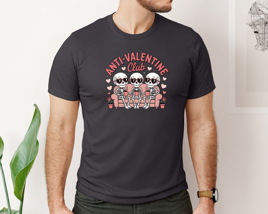 Funny Valentines Anti Valentine Graphic T-Shirt